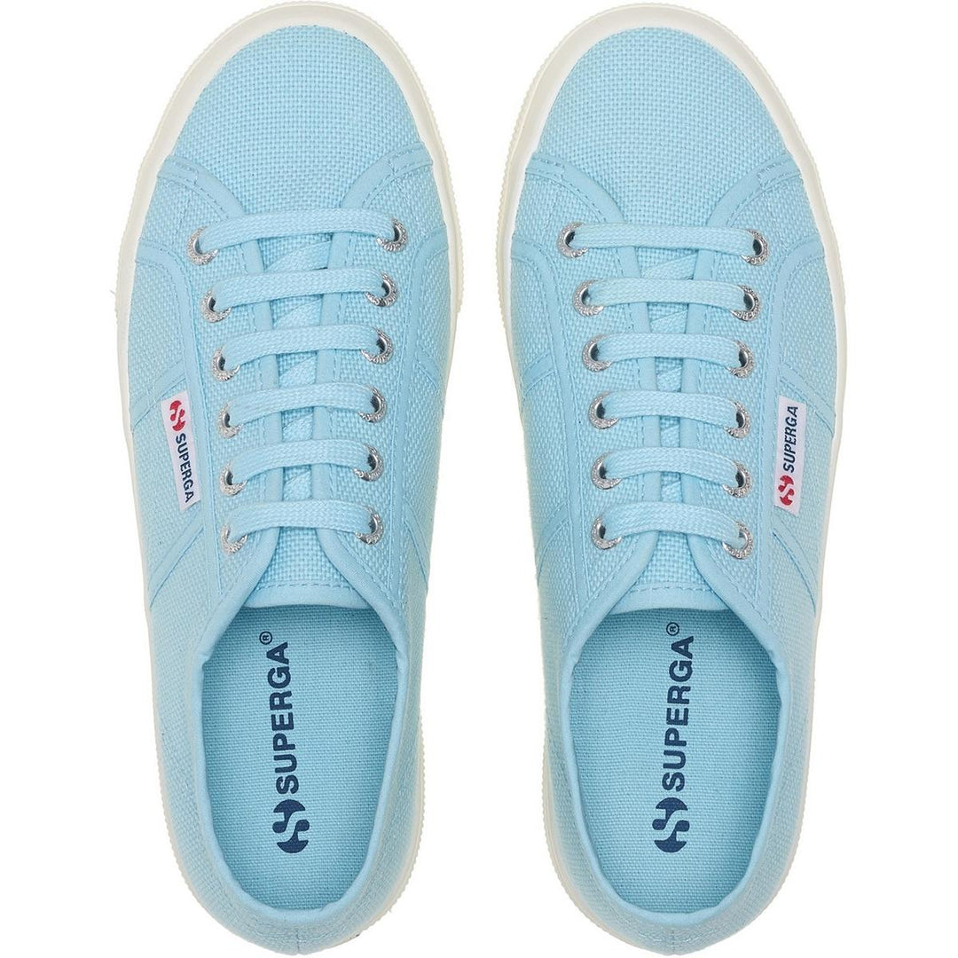 Superga 2740 PLATFORM Trainers Crystal Azul