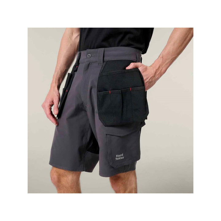 Hard Yakka Toughmaxx Lite Holster Pocket Short Graphite – view 5