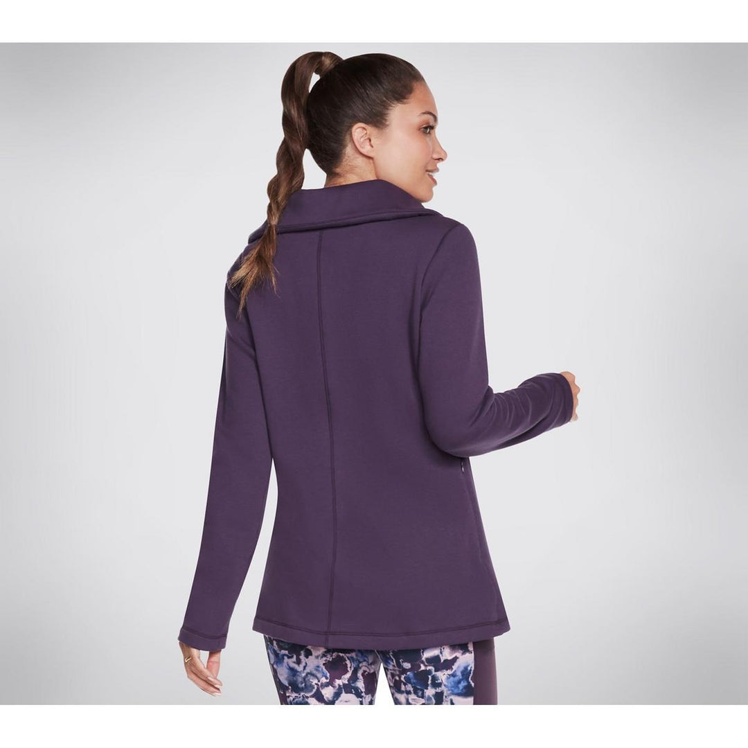 Skechers Performance Gosnuggle Venture Fleece Jacket Dark Purple