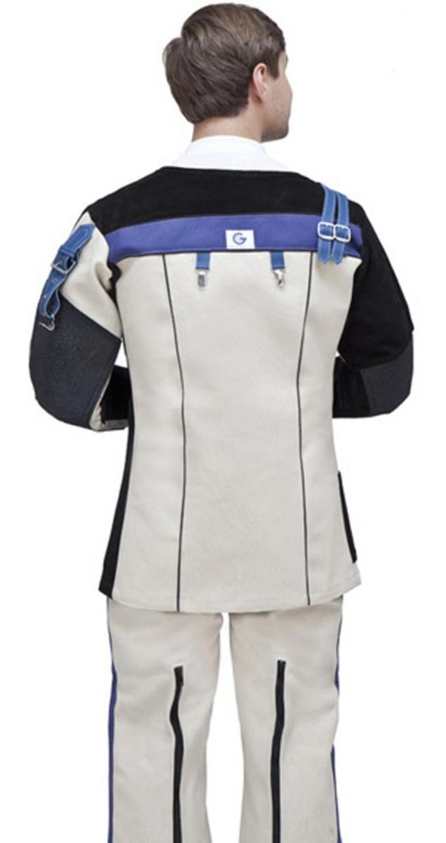 Gehmann 404 Canvas & Leather Jacket R/H Gents – view 2
