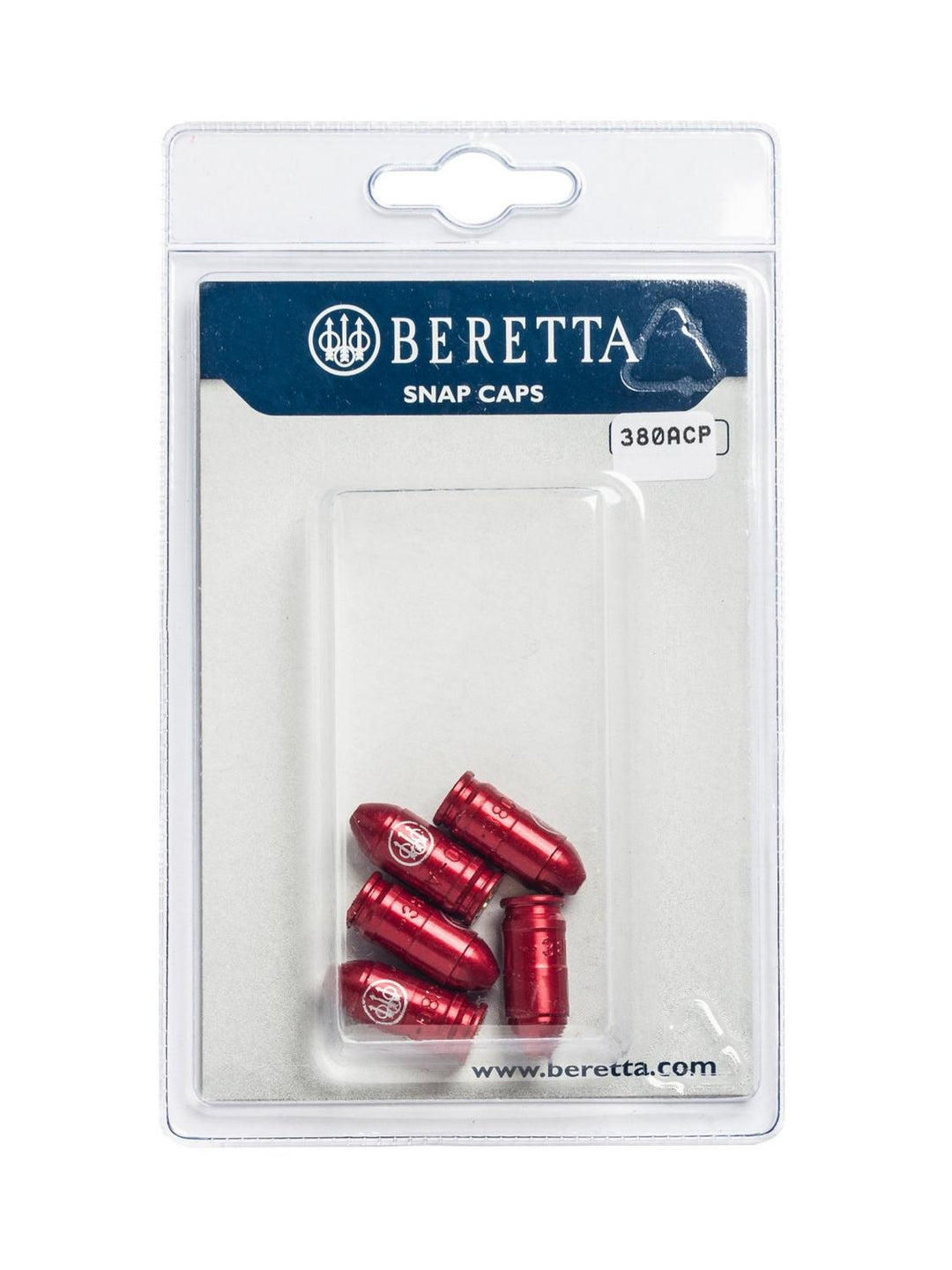Beretta Pistol Snap Caps .380 Auto Dummy Rounds – Red (x5) – view 3