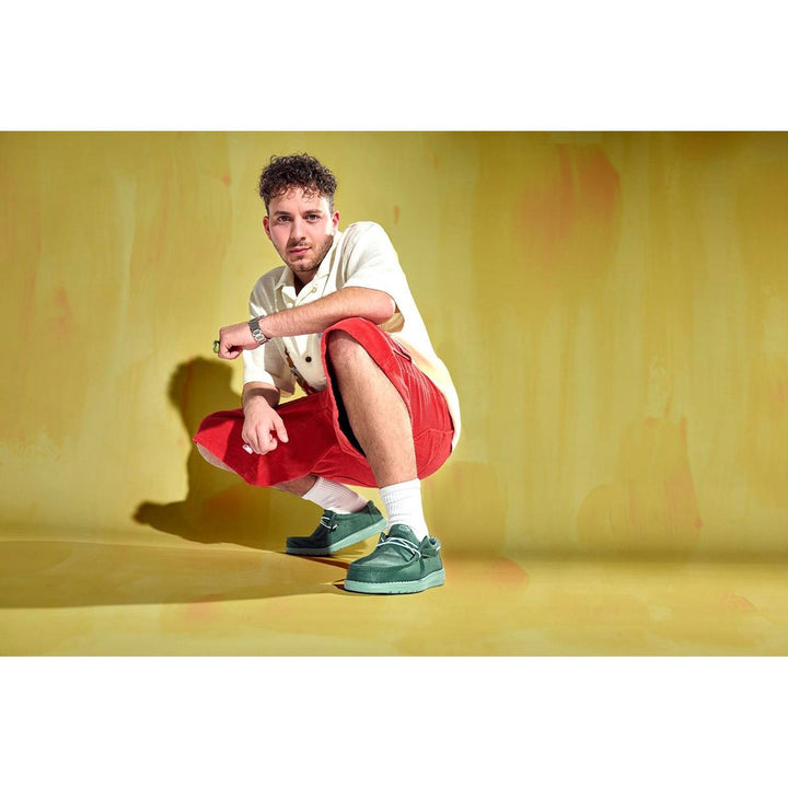 HEYDUDE Wally Canvas Shoe Duck Green/Iceberg