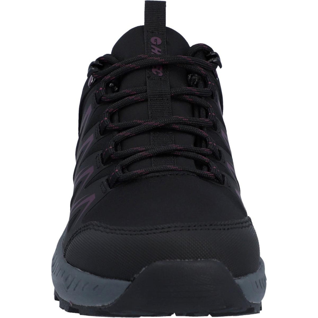 Hi-Tec Stealth Low Womens Trail Shoe Black/Purple