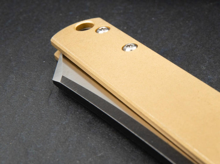 Böker Plus Zenshin 42 Brass Folding Knife