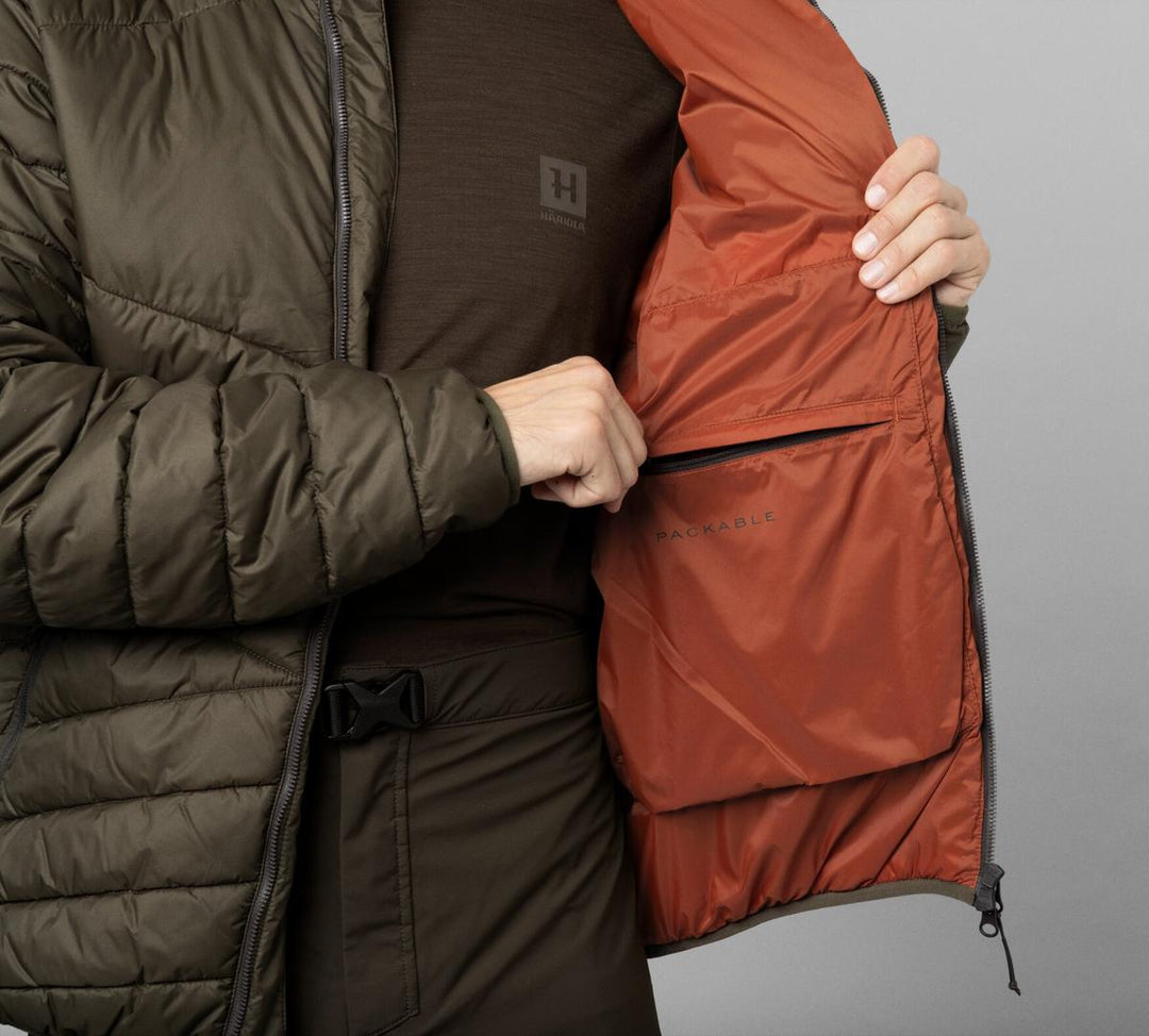 Harkila Logmar Insulated packable hooded jacket Willow – view 7