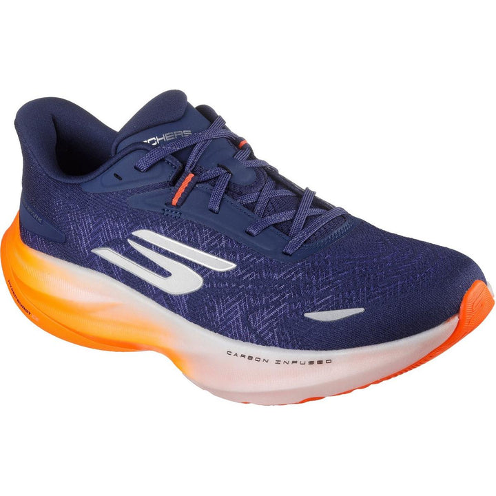 Skechers Performance GO RUN Ride 12 Trainer Navy/Orange