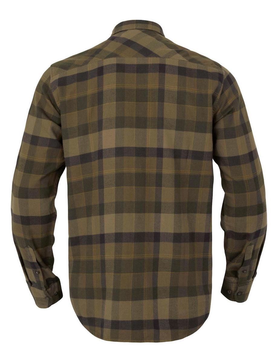 Harkila Asmund L/S shirt Beech green check