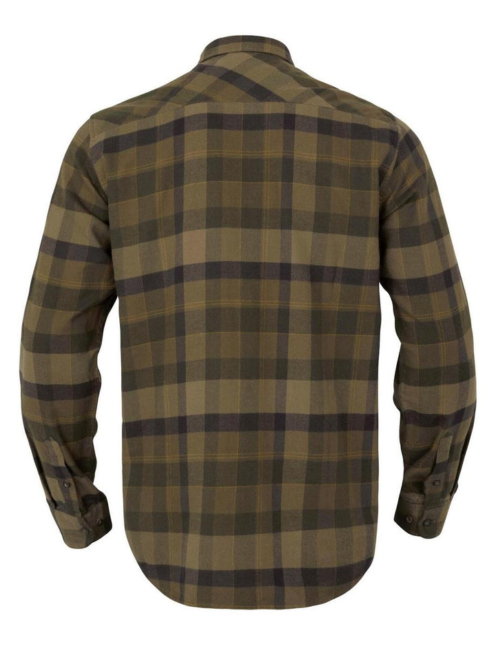 Harkila Asmund L/S shirt Beech green check