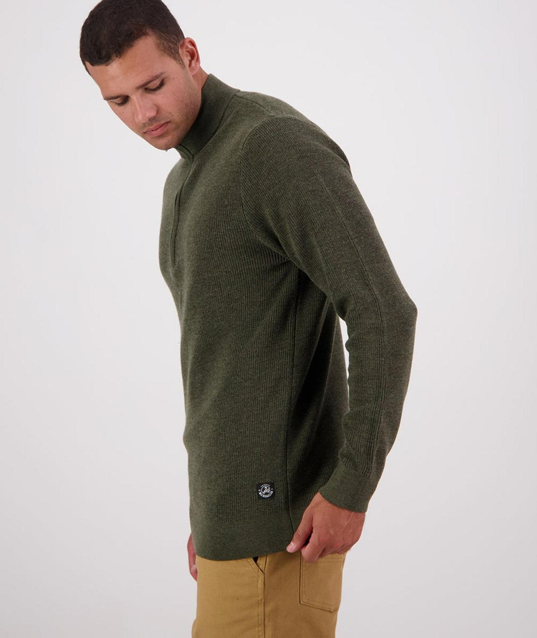 Swanndri Men's Otahu River Quarter Zip Merino Knit