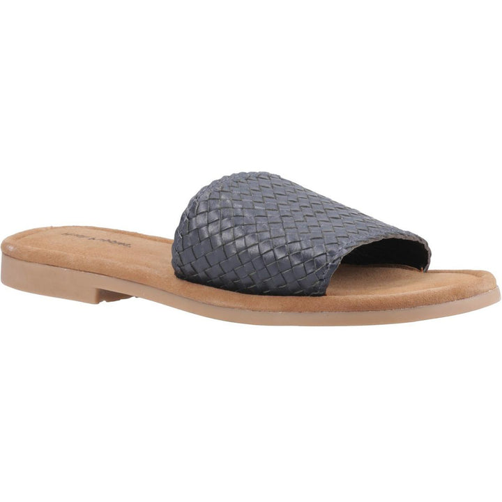 Hush Puppies Hetty Slide Wide Fit Navy