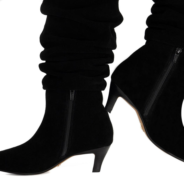 Dune Saunders Long Boots Black