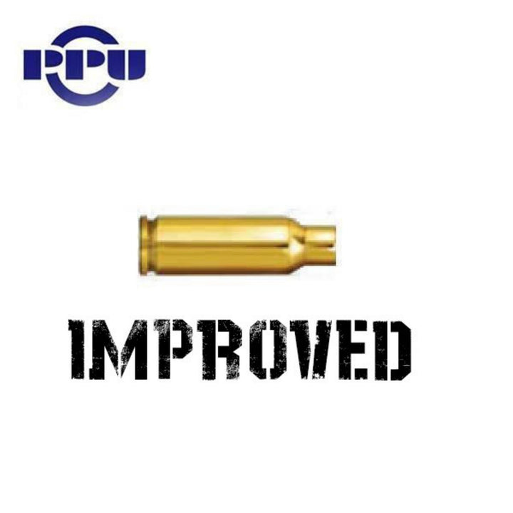 PPU Prvi Partizan 6.5 Grendel Improved Brass Cases, Pack of 100