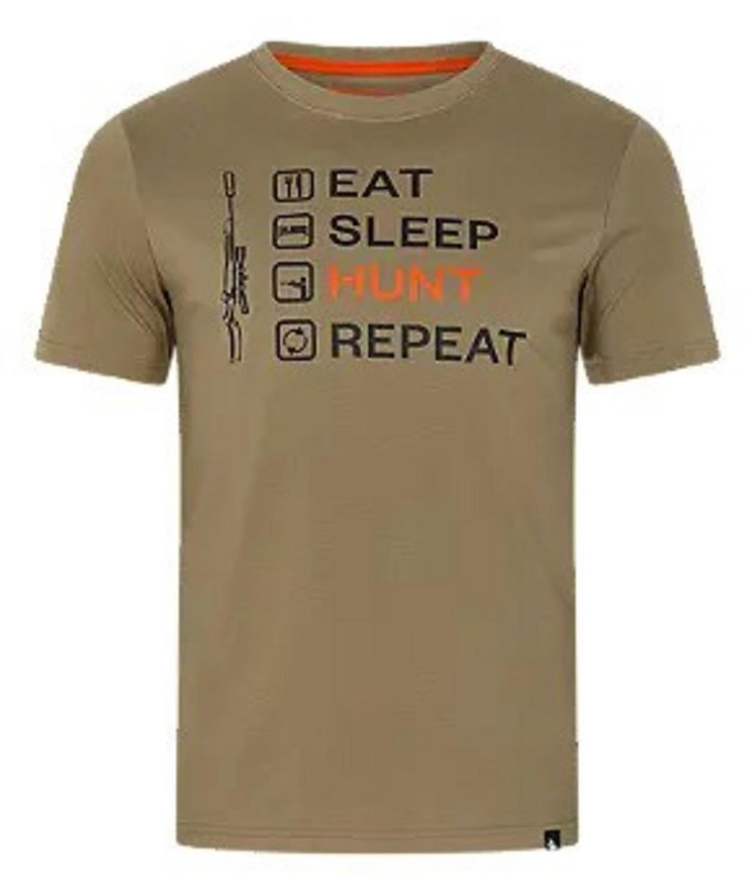 Cross-list T-shirt Covert Green