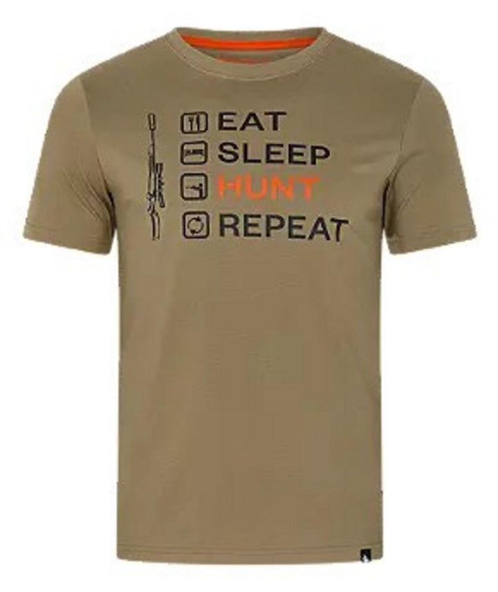 Cross-list T-shirt Covert Green