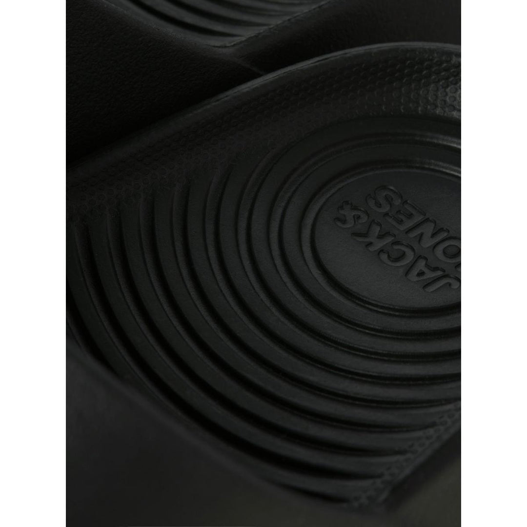 Jack & Jones Ripple Moulded Slider Anthracite