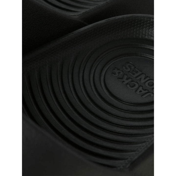Jack & Jones Ripple Moulded Slider Anthracite