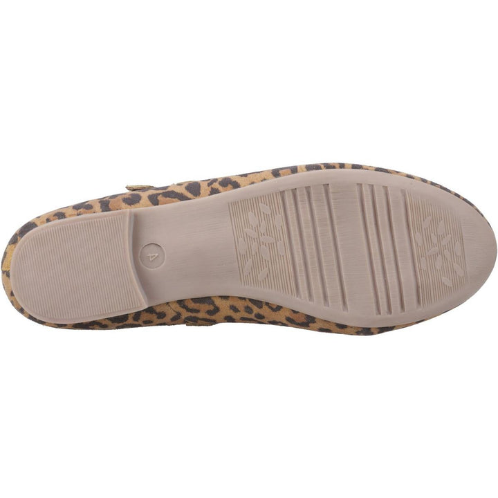 Hush Puppies Nancy Mary Jane Ballet Leopard – view 3