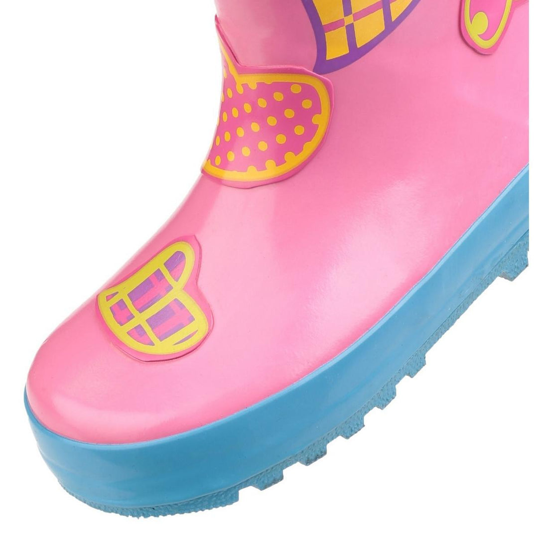 Cotswold Puddle Waterproof Pull On Boot Hearts – view 7