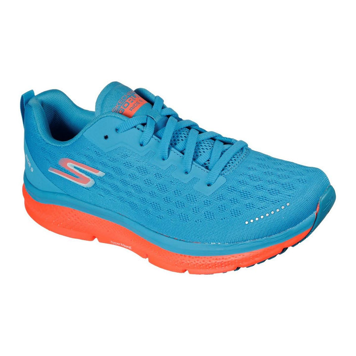 Skechers Performance Go Run Ride 9 Sports Shoes Blue/Coral