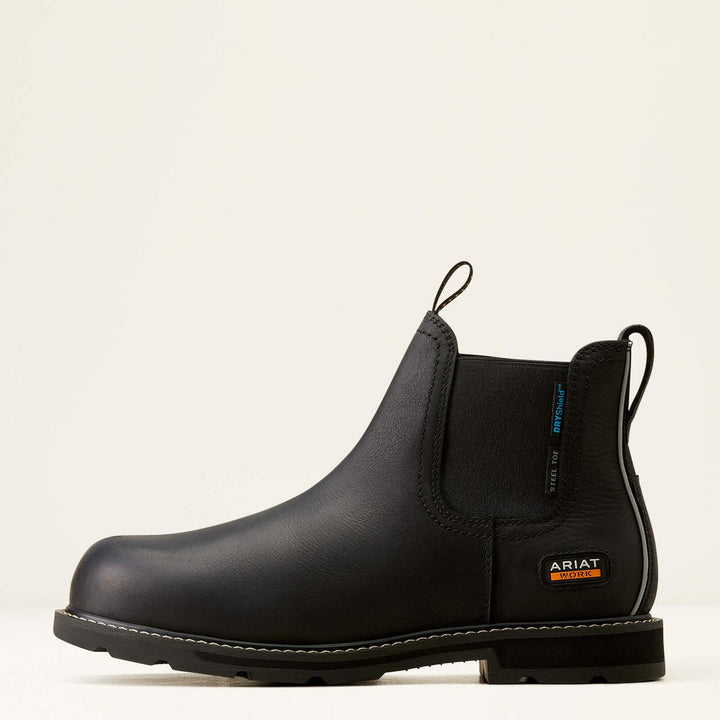 Ariat Mens Groundbreaker Chelsea Waterproof Steel Toe Work Boot