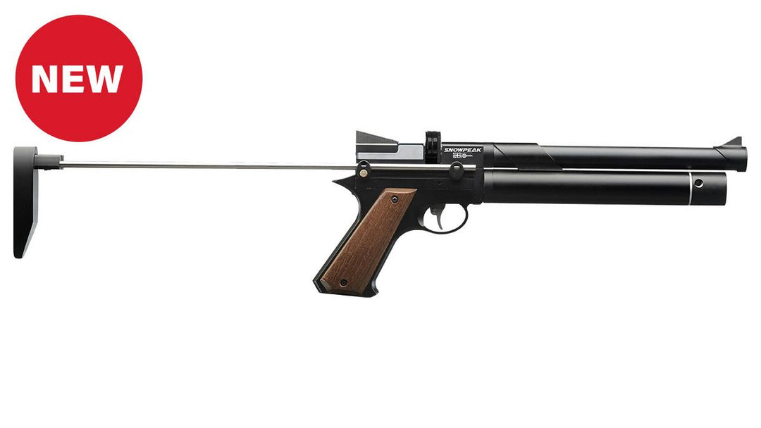 SMK SnowPeak PP750L PCP Air Pistol Black .22