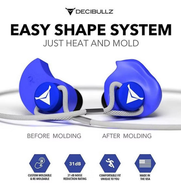 Decibullz Custom Molded Metal Detectable Earplugs