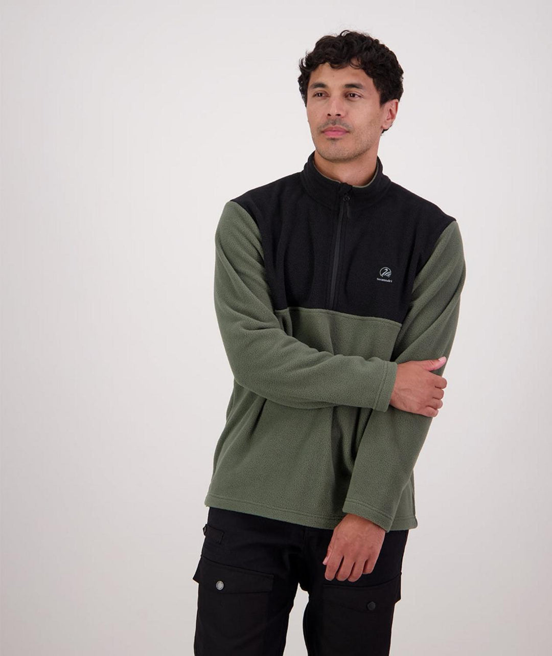 Swanndri Men's High Rock Fleece Quarter Zip Top