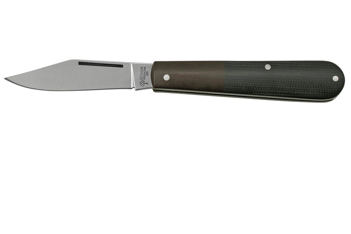 Böker Barlow Maroon Micarta Polished Pocket Knife