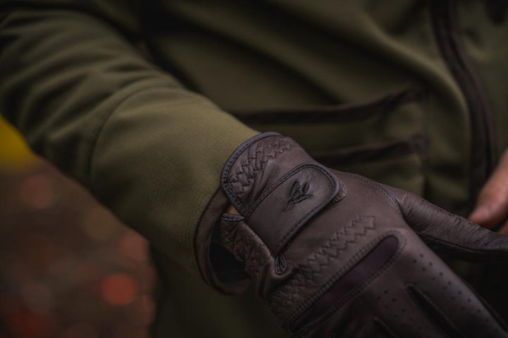 Seeland Aim Shooting Gloves Chocolate Torte