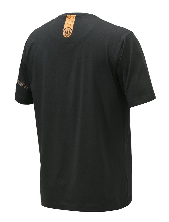BERETTA LINES T-SHIRT Black Small - Hunting shirt breathable cotton for Men – view 4