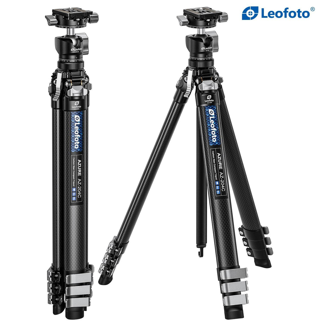 Leofoto Azure AZ-204C Carbon Travel Tripod with LH-25R Head