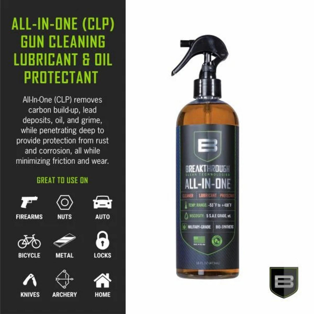 Breakthrough Clean Battle Born All-In-One CLP 16oz Trigger Spray