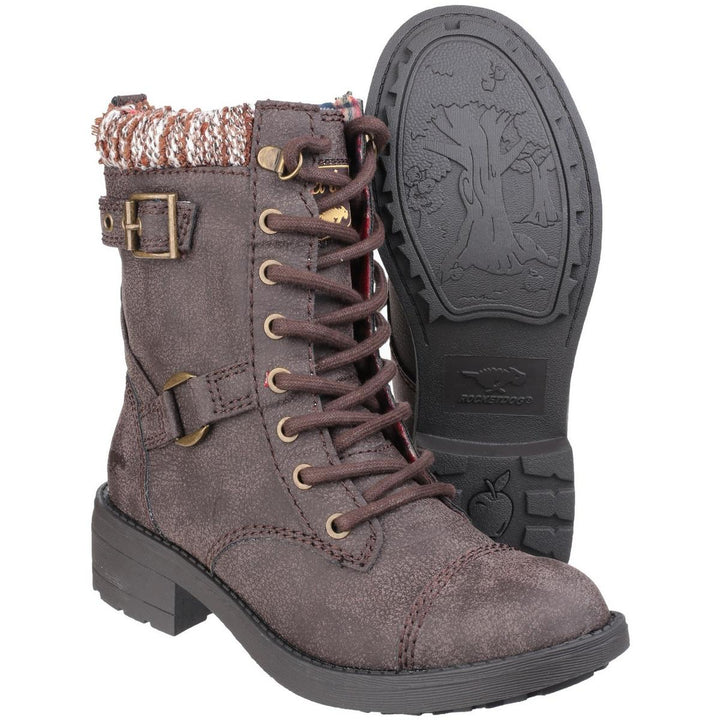 Rocket Dog Thunder Galaxy Biker Boot Brown Galaxy