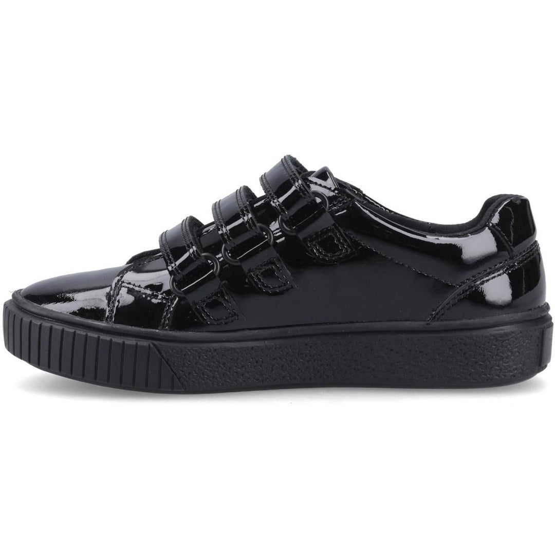 Hush Puppies ELSIE TOUCH FASTENING SN Black Patent – view 4