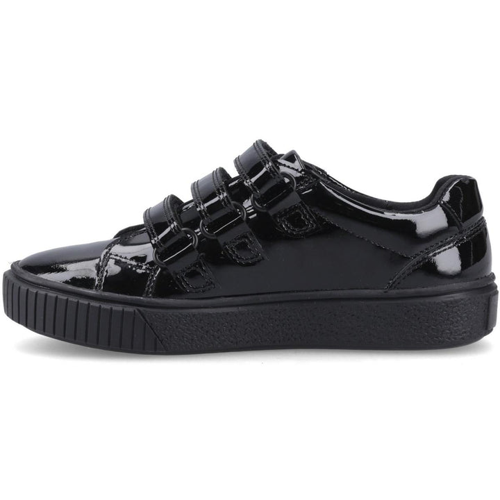 Hush Puppies ELSIE TOUCH FASTENING SN Black Patent – view 4