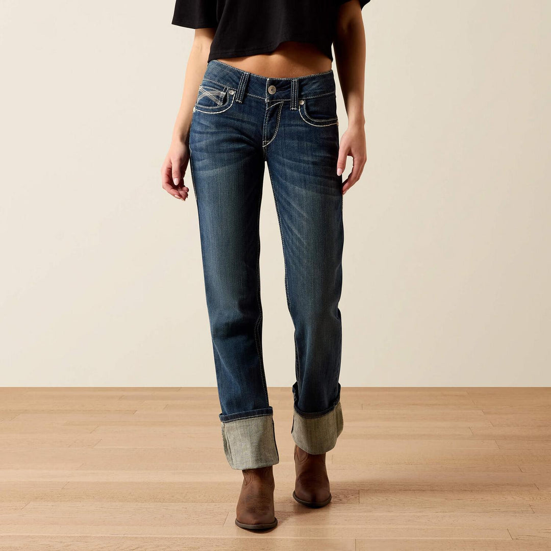 Ariat Ladies Mid Rise Ivy Straight Leg Jean