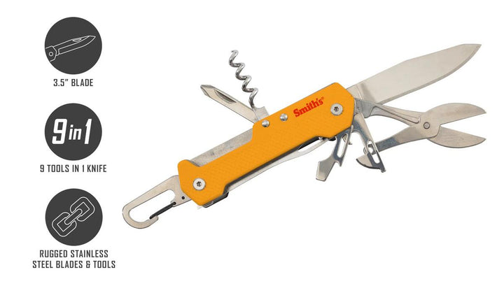 Smiths KNIFE MULTI-TOOL - ORANGE