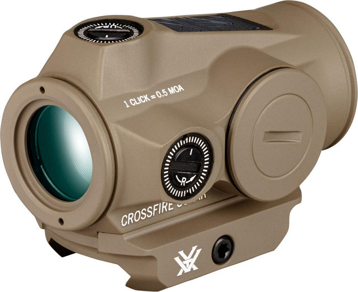 Vortex Crossfire II 2 MOA Solar Red Dot - Tan