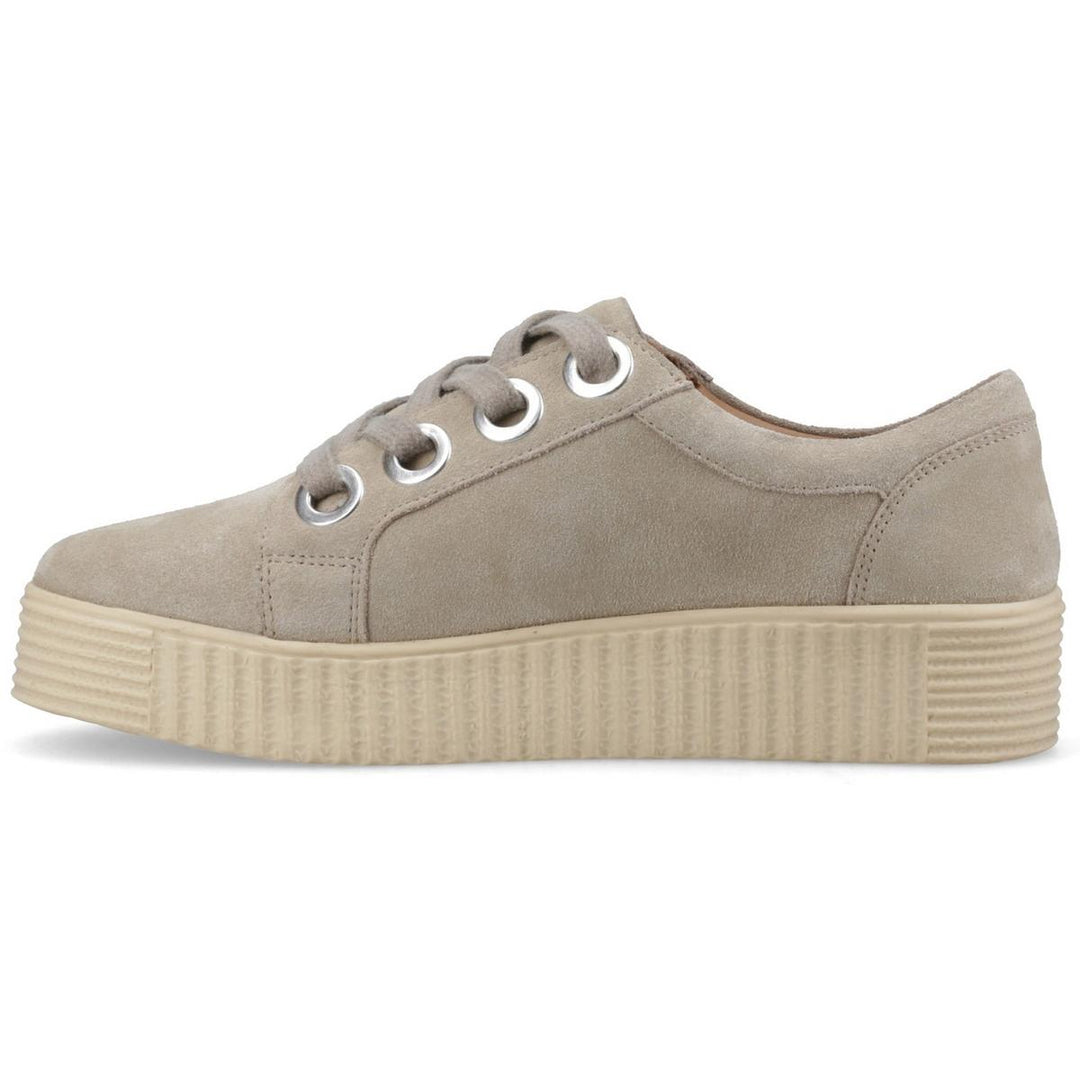 Hush Puppies Tamsin Suede Trainer Taupe – view 4