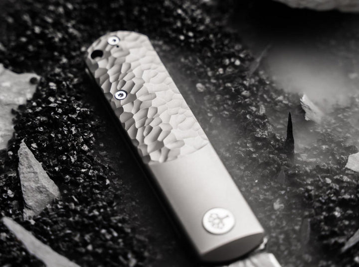 Böker BRLW Meteorite Damascus Titanium Folding Knife