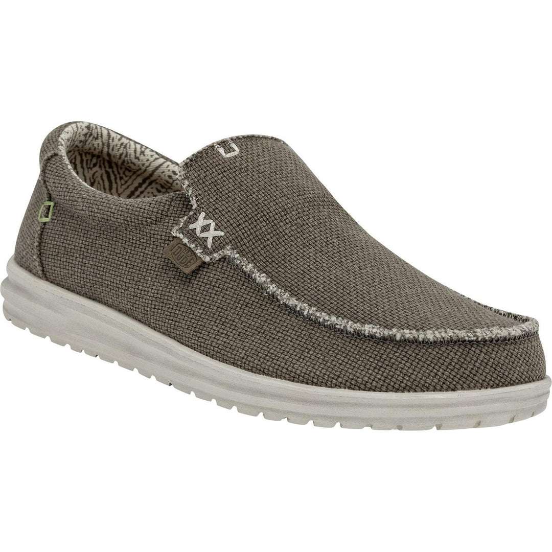 HEYDUDE Mikka Braided Fossil Men's Slip-On Shoe