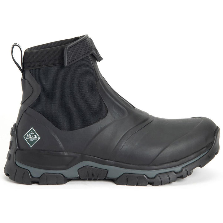 Muck Boots Apex Mid Zip Wellingtons Black/Dark Shadow