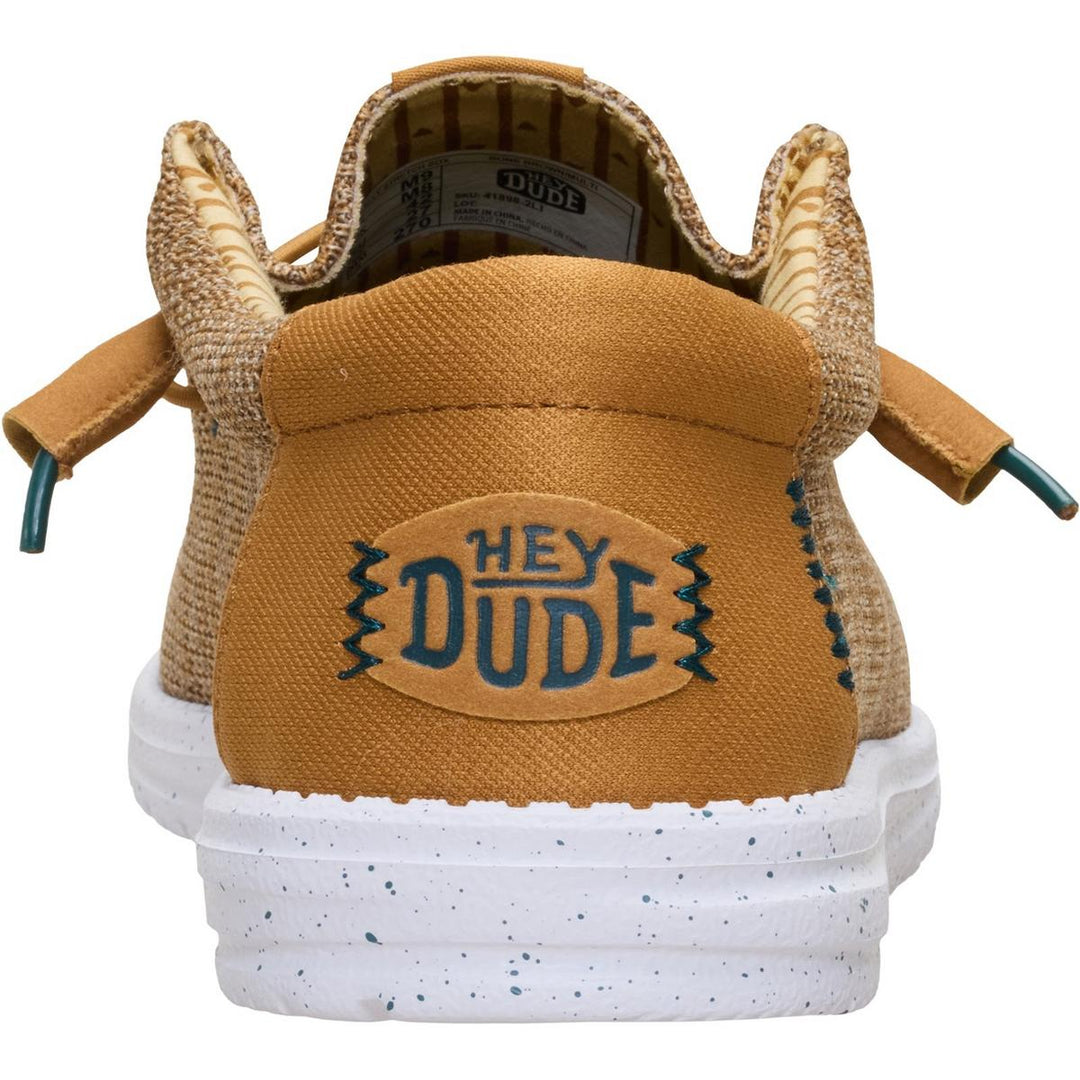HEYDUDE Wally Stretch Sox Slip on Shoe Bone Brown/Multi
