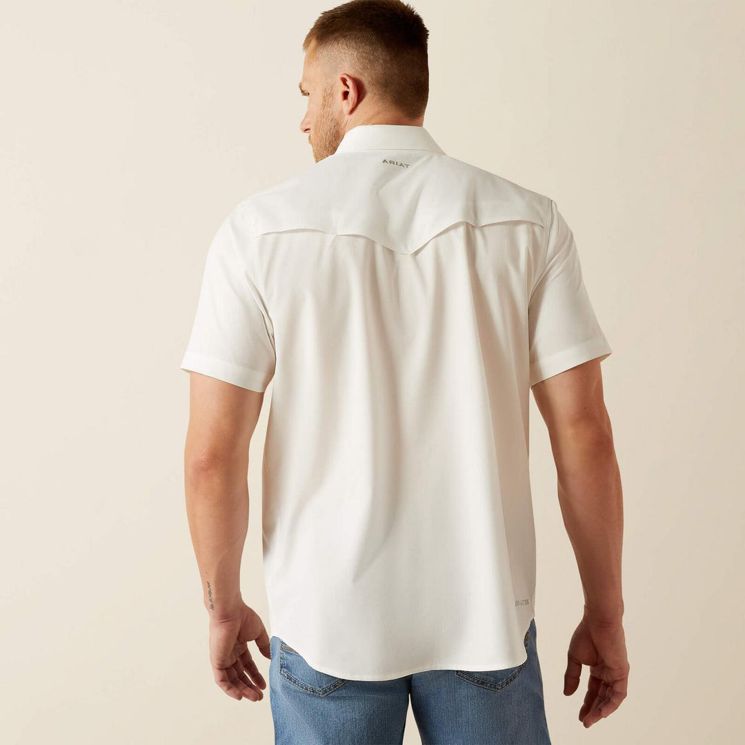 Ariat Mens Venttek Western Fitted Snap Short Sleeve Shirt – view 2