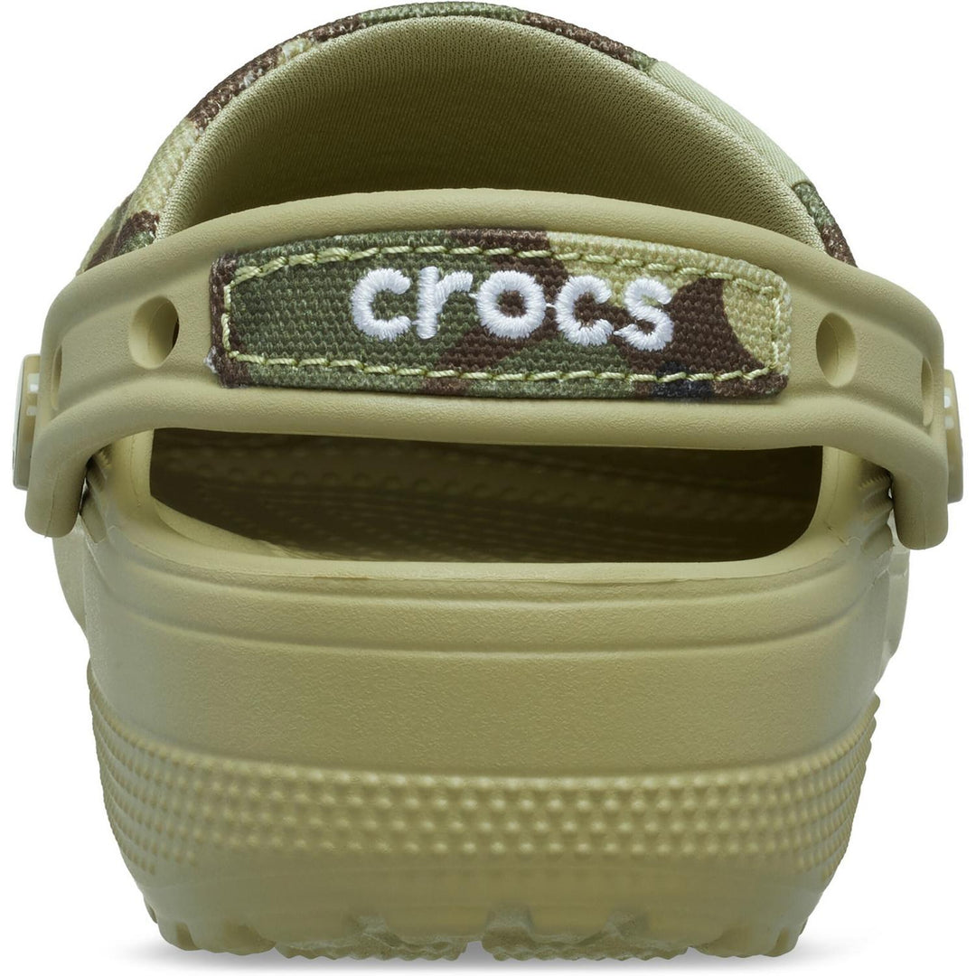 Classic Crafted Camo Clog Tac Green