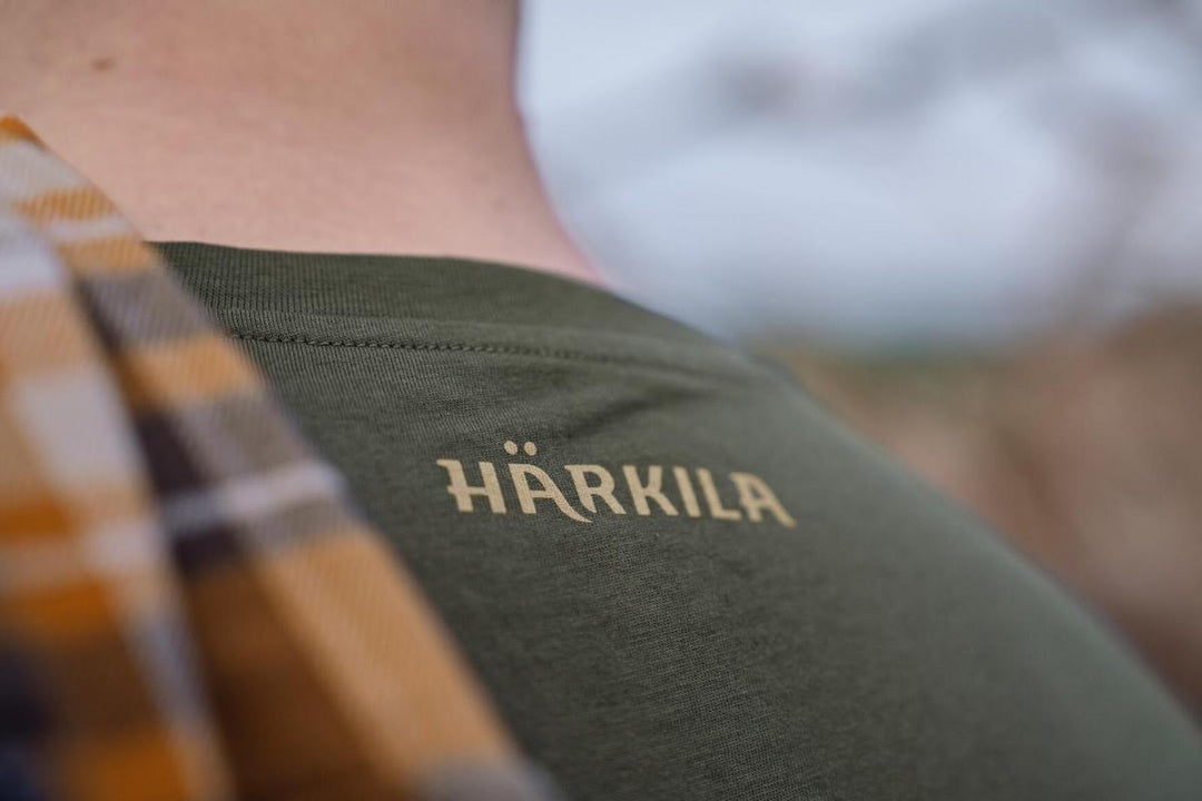 Harkila Härkila Wildboar logo S/S t-shirt Forest night – view 5