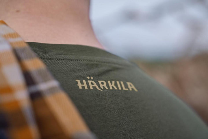 Harkila Härkila Wildboar logo S/S t-shirt Forest night – view 5