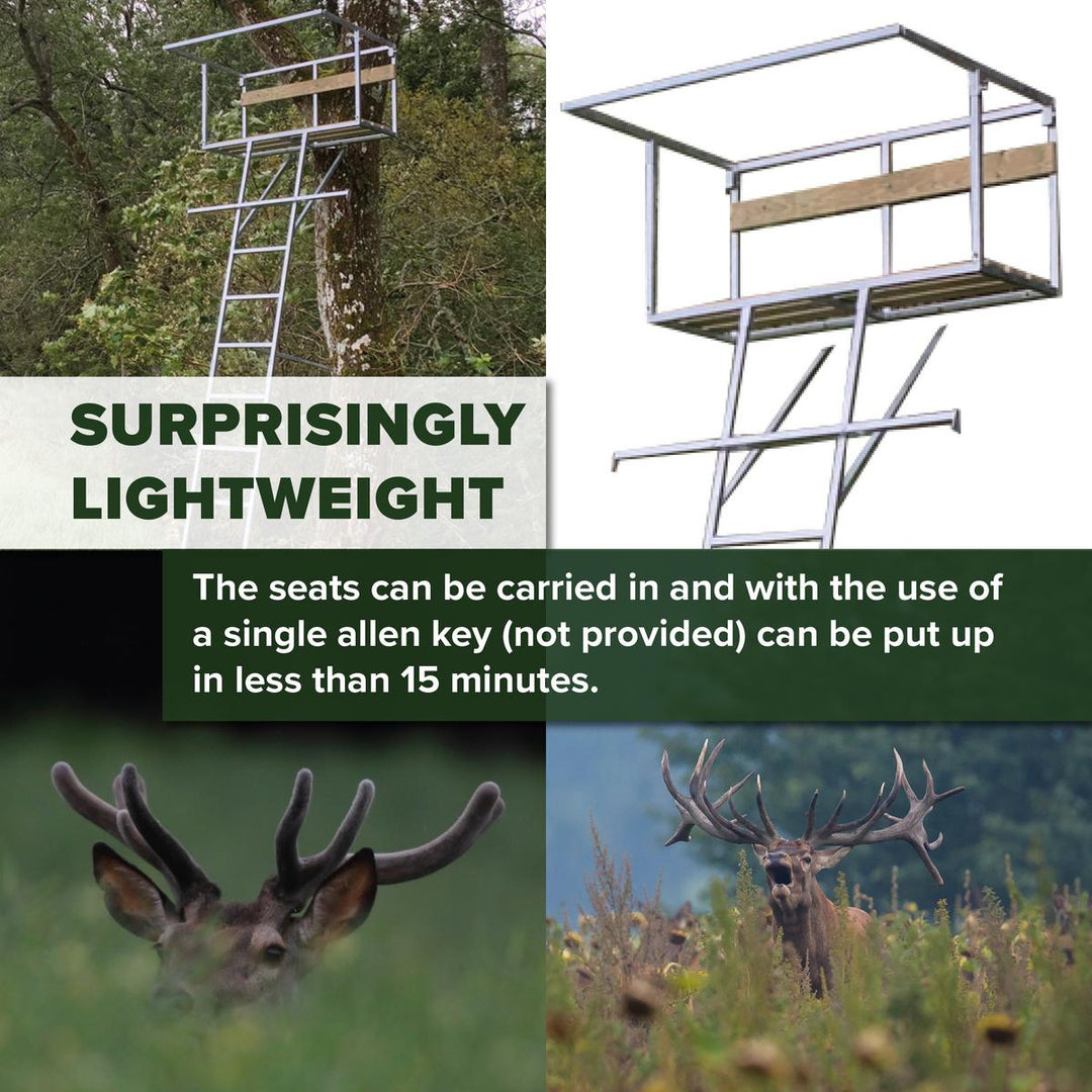 BushWear G2 Two Man Galvanised High seat