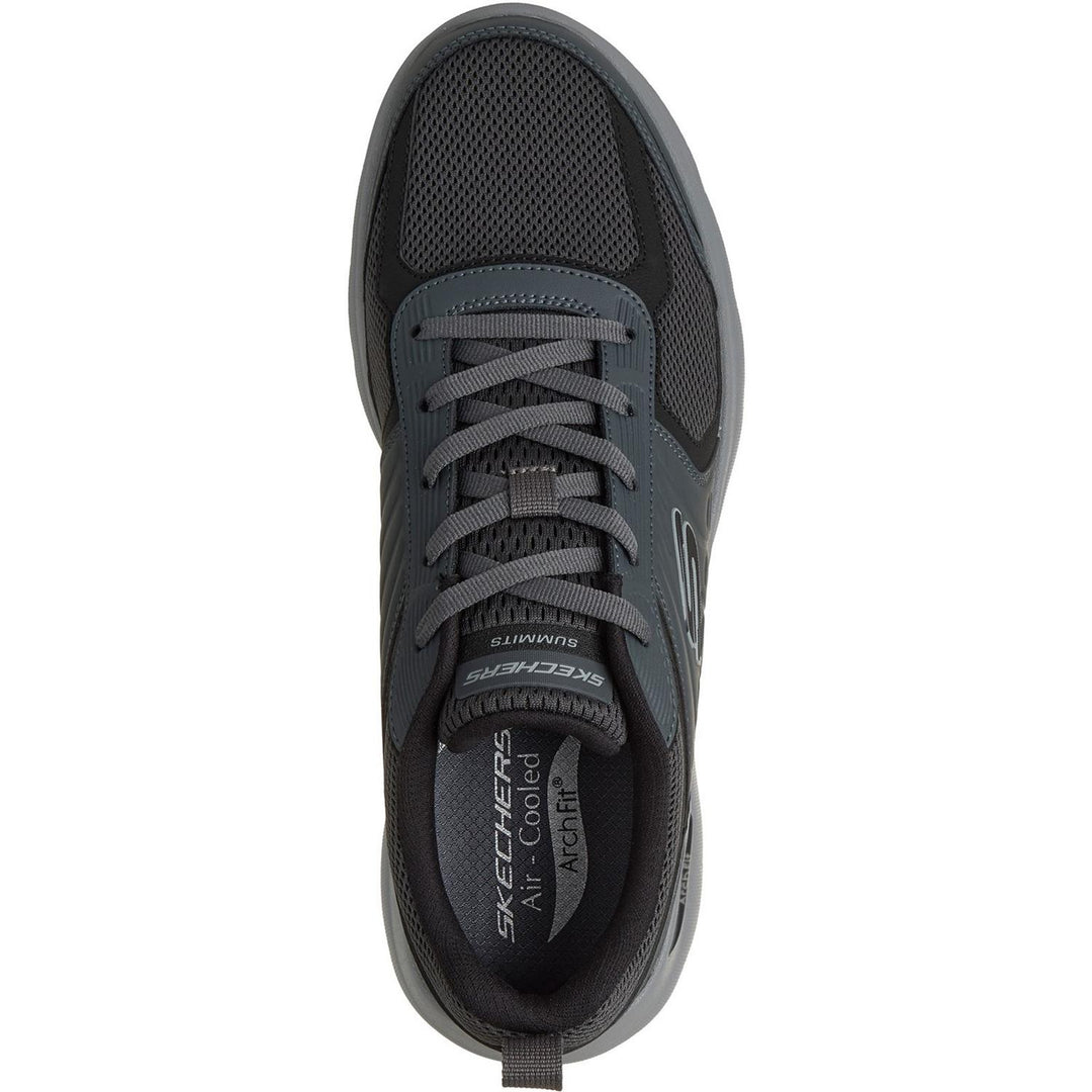 ARCH FIT SUMMITS LEEGE Charcoal Leather/Mesh/BLK Trim