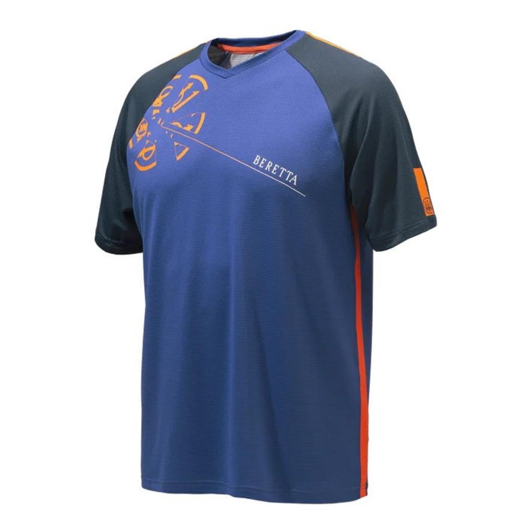 Beretta Bullseye T-shirt  Blue Twilight